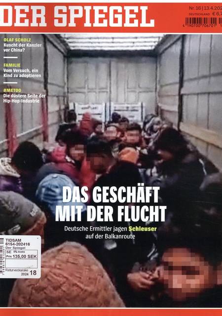 Tidningen Der Spiegel #16
