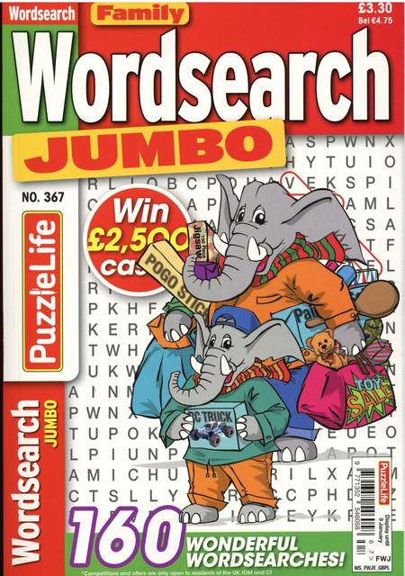 Tidningen Family Wordsearch Jumb