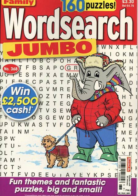 Tidningen Family Wordsearch Jumb #2