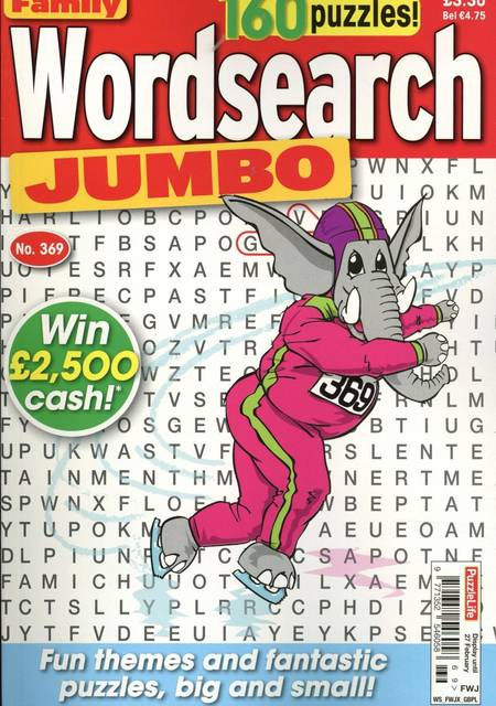 Tidningen Family Wordsearch Jumb #3