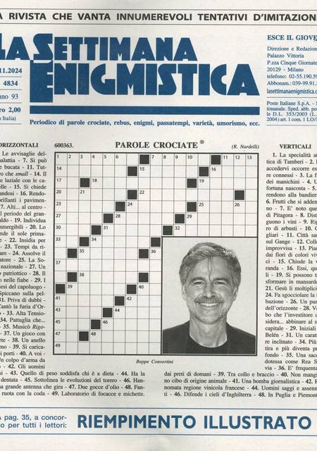 Tidningen Settimana Enigmistica