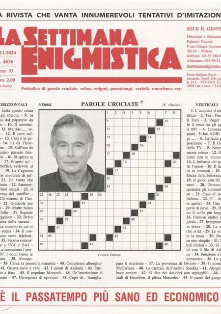 Tidningen Settimana Enigmistica #48