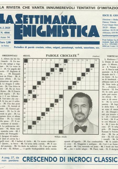 Tidningen Settimana Enigmistica #6