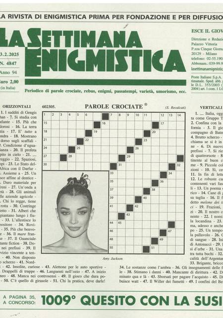 Tidningen Settimana Enigmistica #7