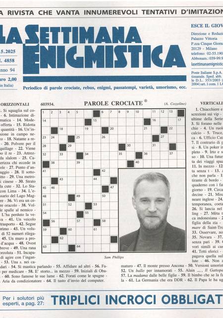 Tidningen Settimana Enigmistica