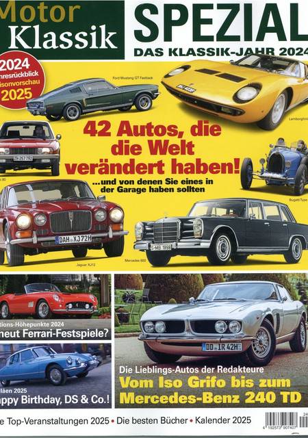 Tidningen Motor Klassik Das K Ja #1