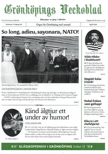 Tidningen Grönköpings Veckoblad